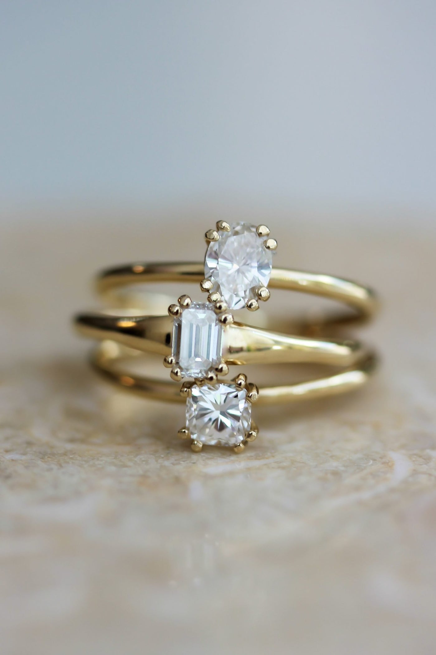 טבעת מילאן יהלום זהב 14K Rings 