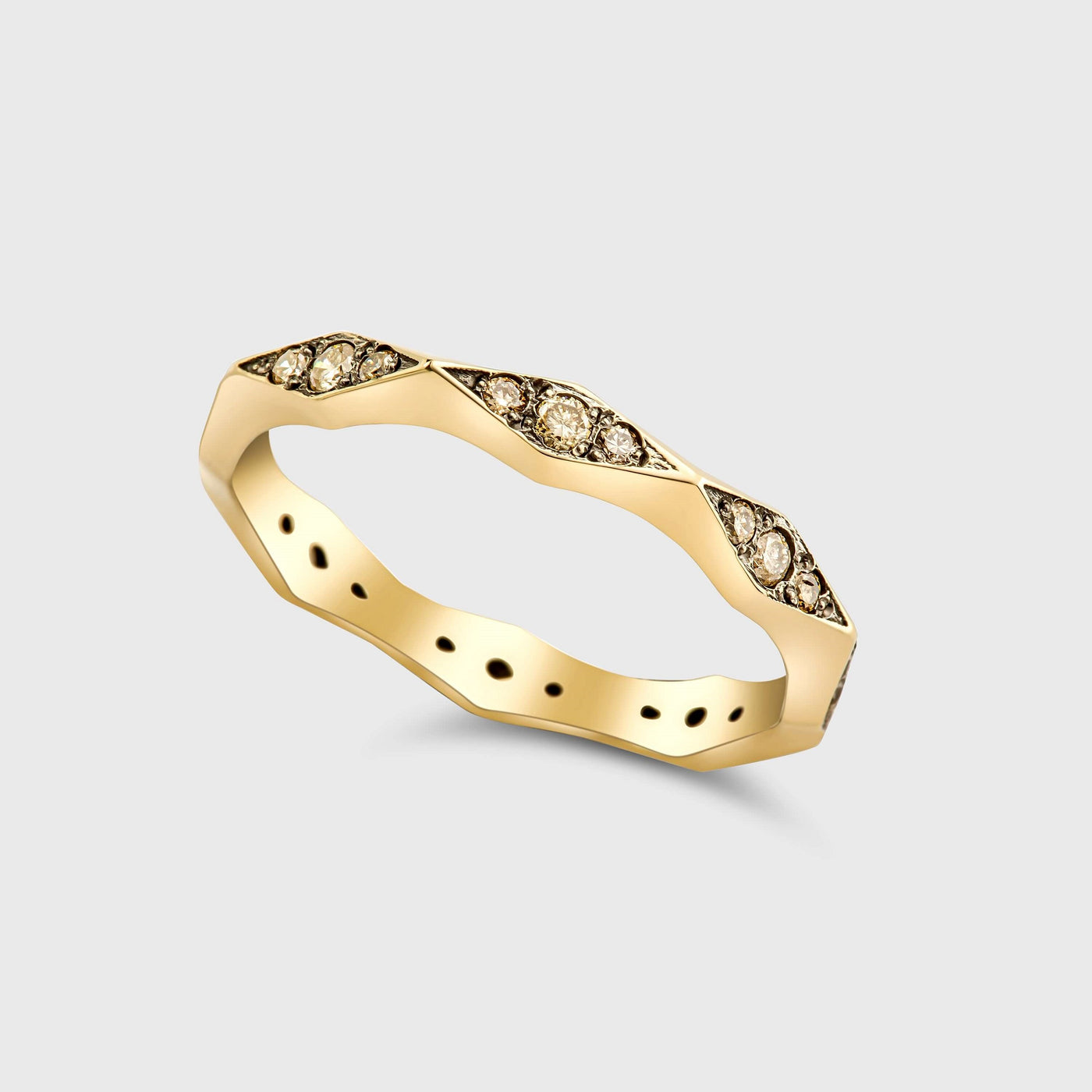 טבעת עפיפונים זהב ויהלומי קוניאק Rings 